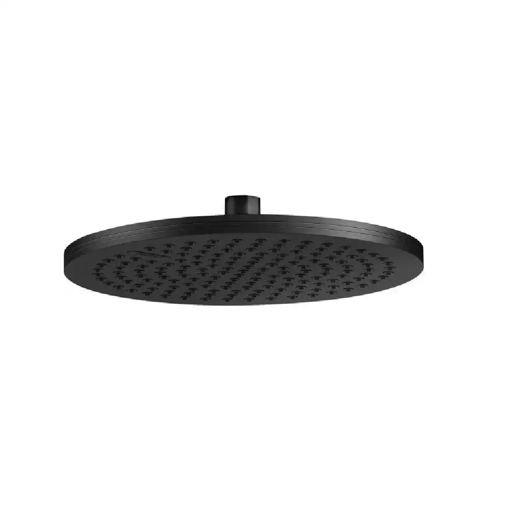 Phoenix NX Quil Shower Rose 250mm Matte Black 606-5000-10