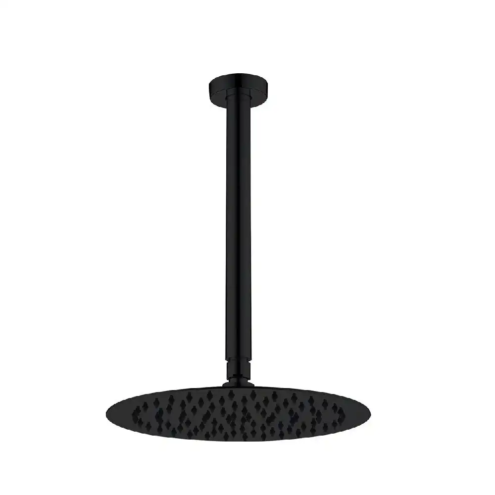 Fienza Kaya Ceiling Dropper Set Matte Black 411125B-C