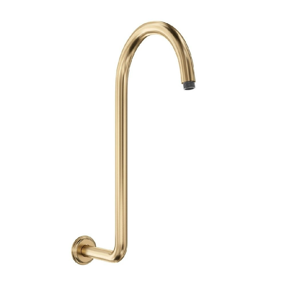 Fienza Classical Swan Neck Shower Arm Urban Brass 422116UB