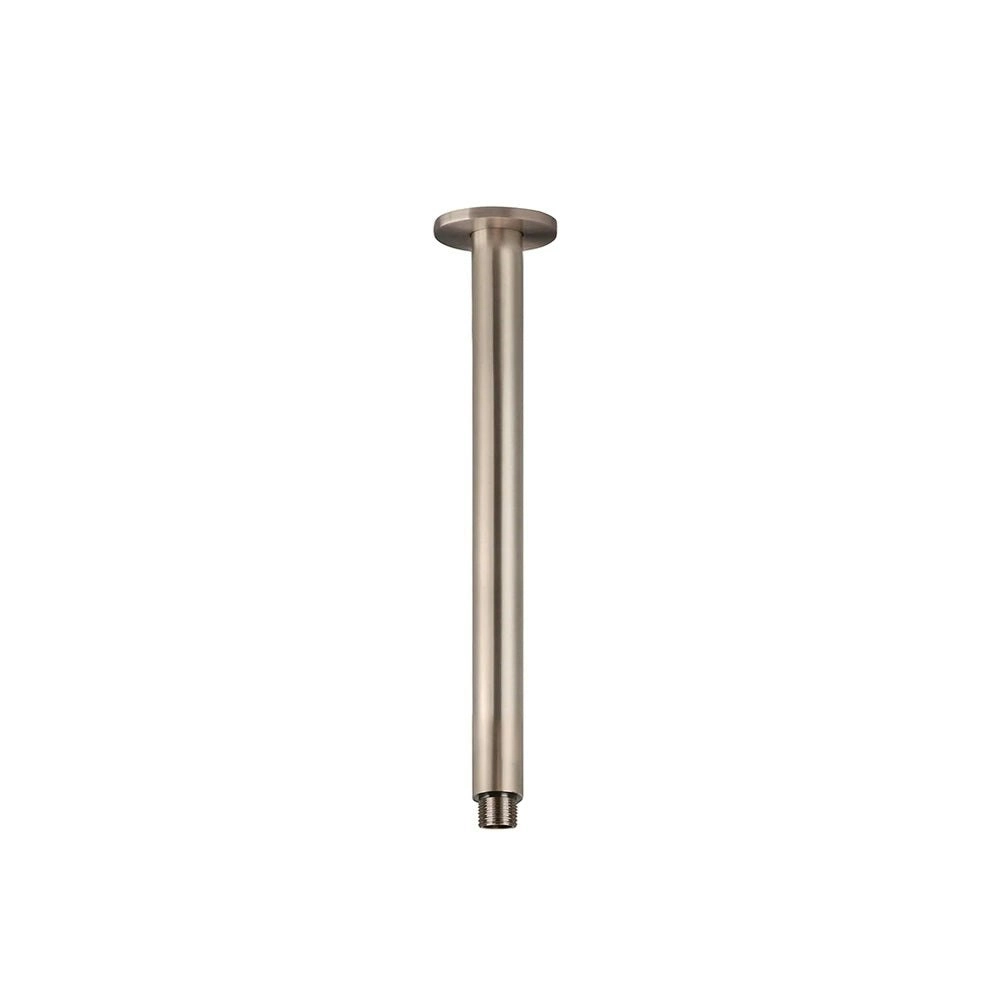 Meir Round Ceiling Shower Arm 300mm Champagne MA07-300-CH