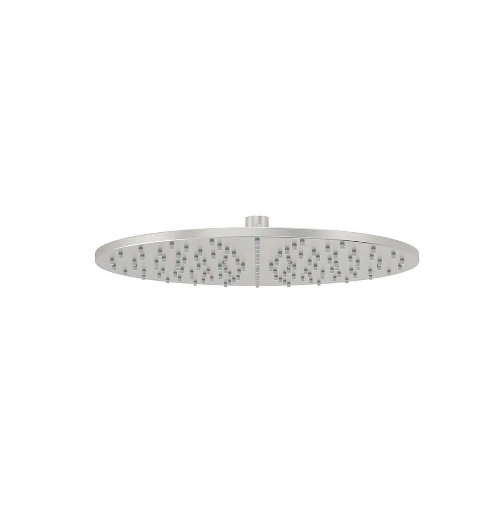 Meir Round Shower Rose 300mm Brushed Nickel MH06-PVDBN