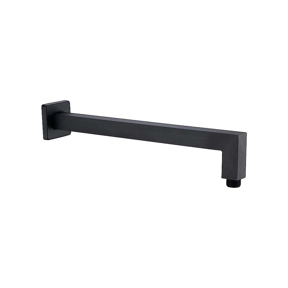 Nero Square Shower Arm Matte Black NR501MB