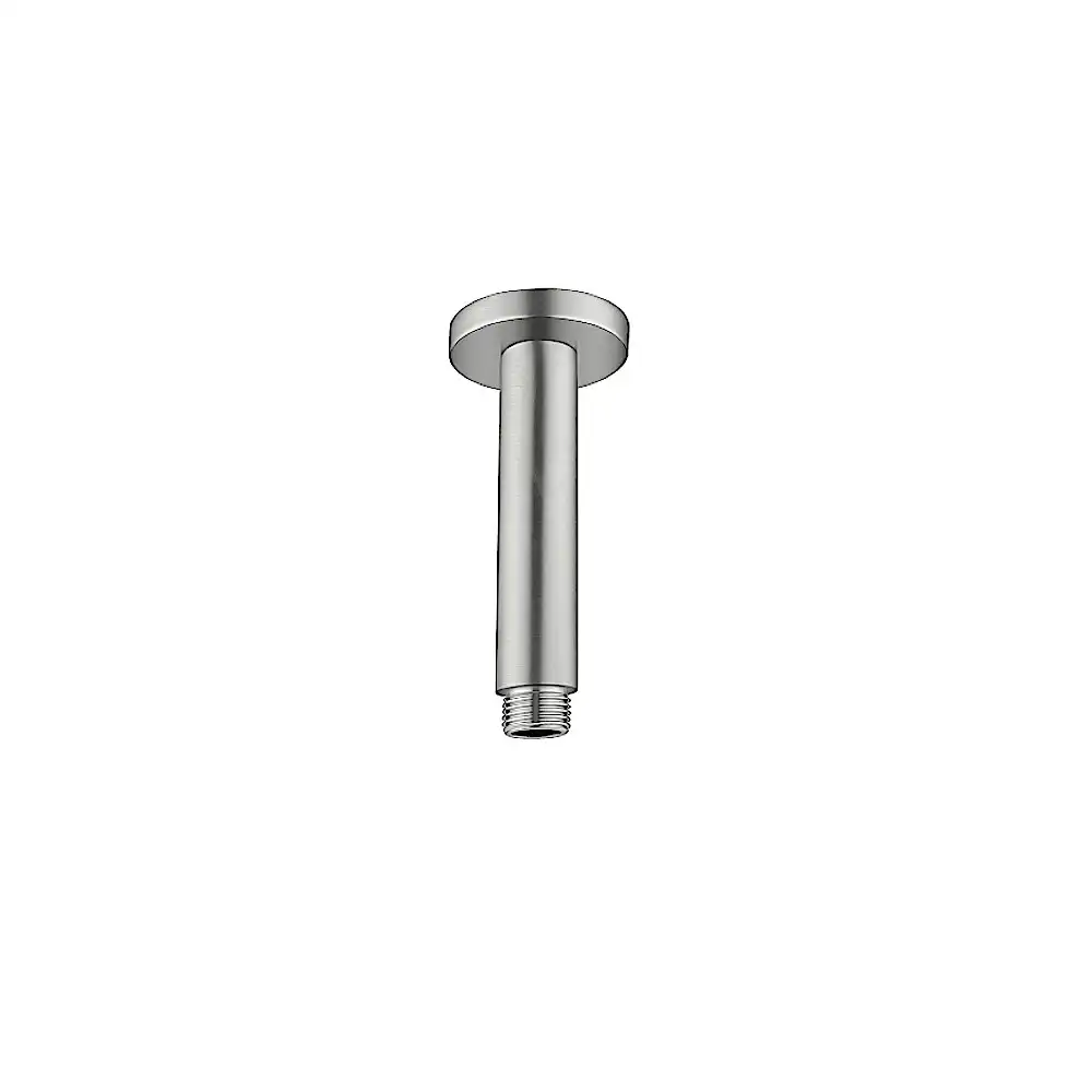 Nero Round Ceiling Arm 100mm Brushed Nickel NR503100BN