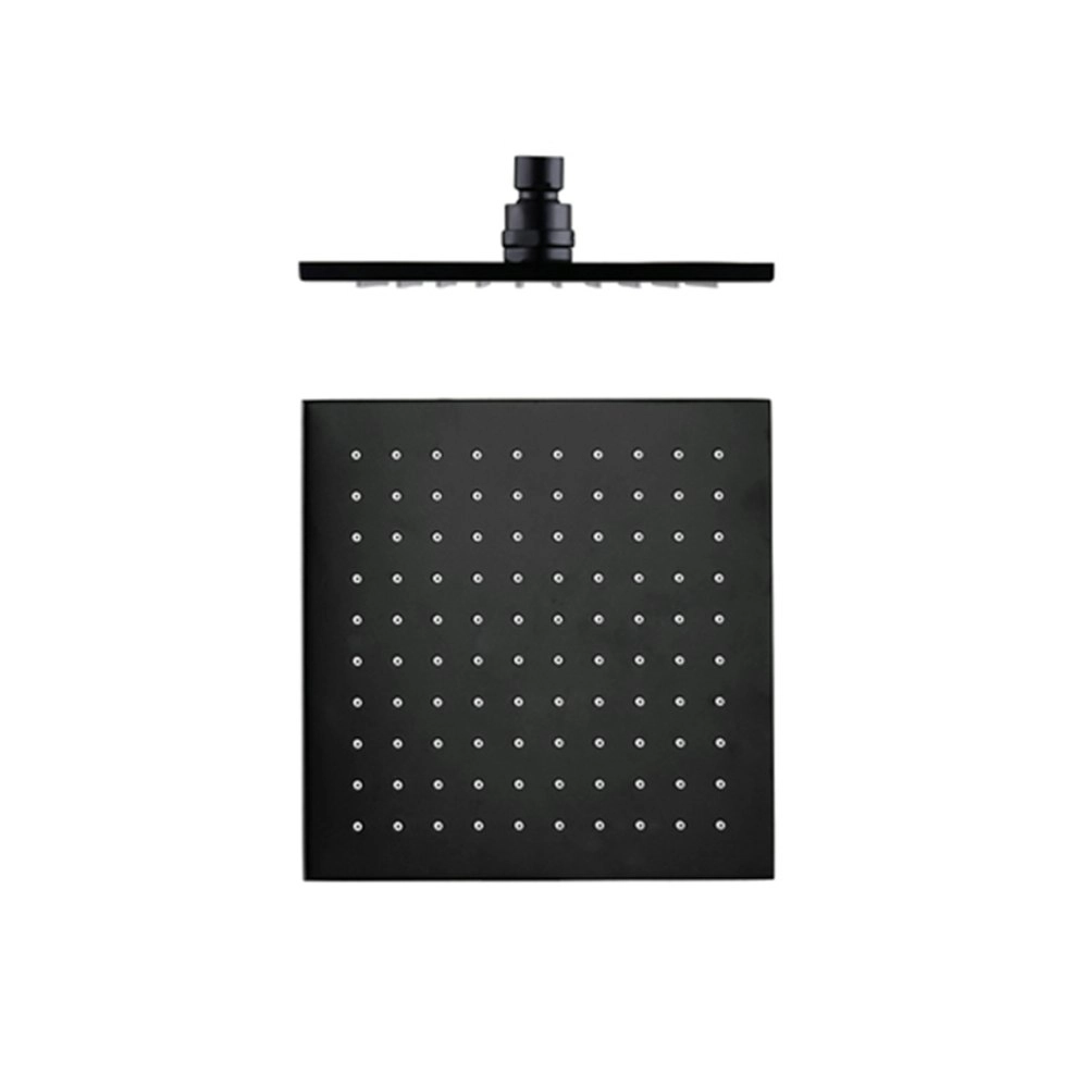 Nero 250mm Square Shower Head Matte Black NRROB1003MB