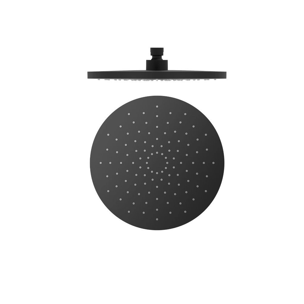 Nero 250mm ABS Round Shower Head Matte Black NR508088MB