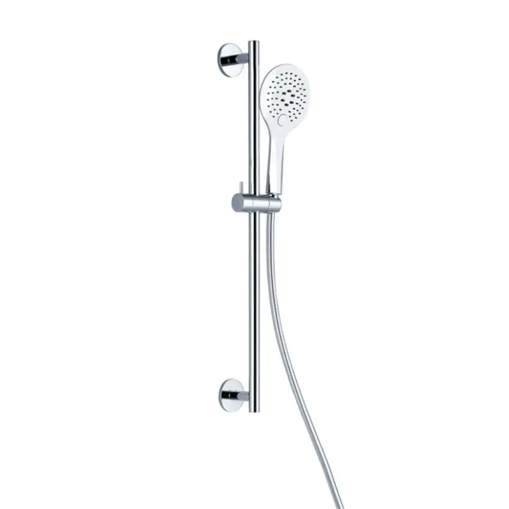 Nero Dolce Rain Shower Rail With Push Button Shower Chrome NR310CH