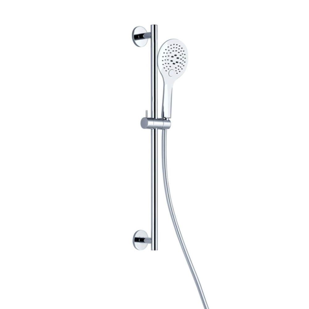 Nero Dolce Rain Shower Rail With Push Button Shower Chrome NR310CH