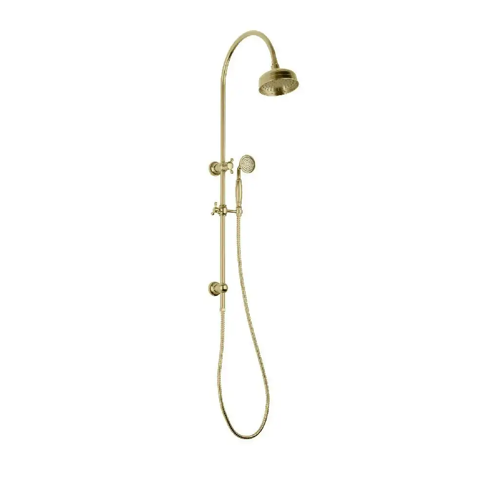 Phoenix Cromford Twin Shower Brushed Gold 134-6510-12