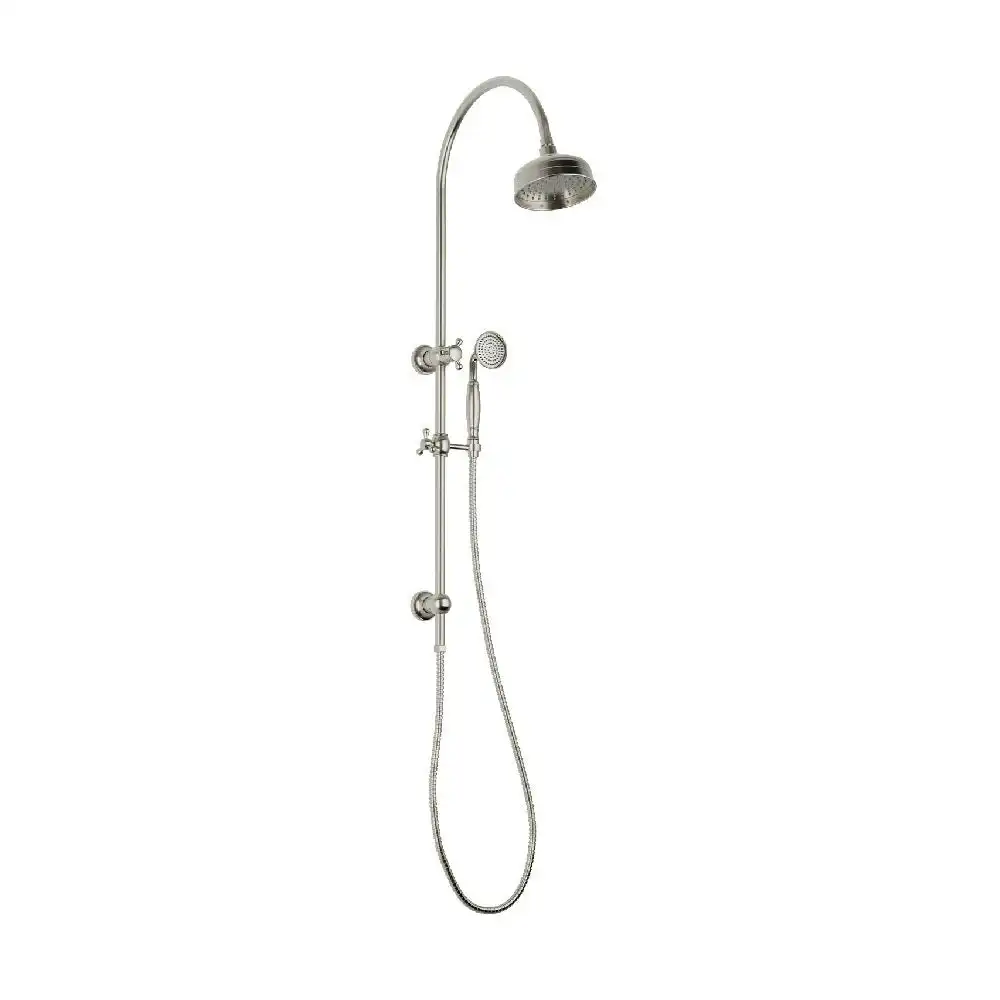 Phoenix Cromford Twin Shower Brushed Nickel 134-6510-40