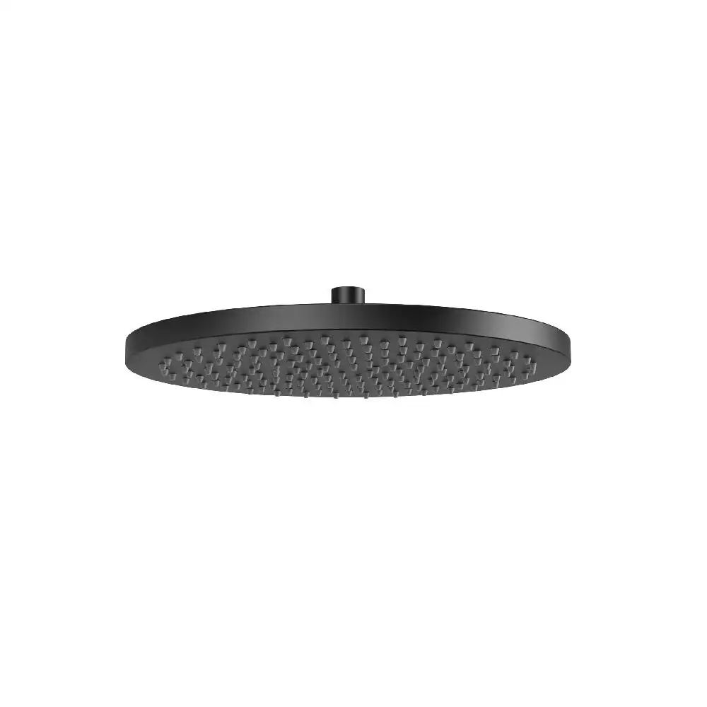 Phoenix Vivid Shower Rose 300mm Round Matte Black V5005-10