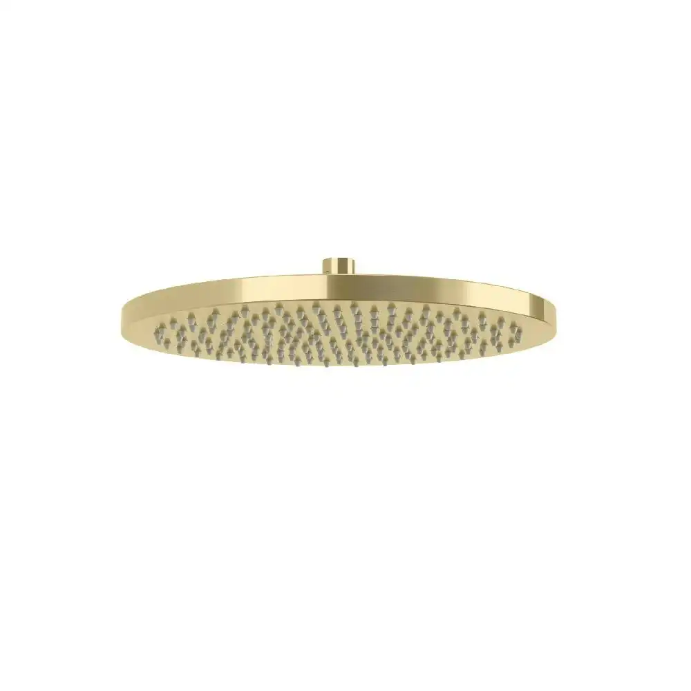 Phoenix Vivid Shower Rose 300mm Round Brushed Gold V5005-12