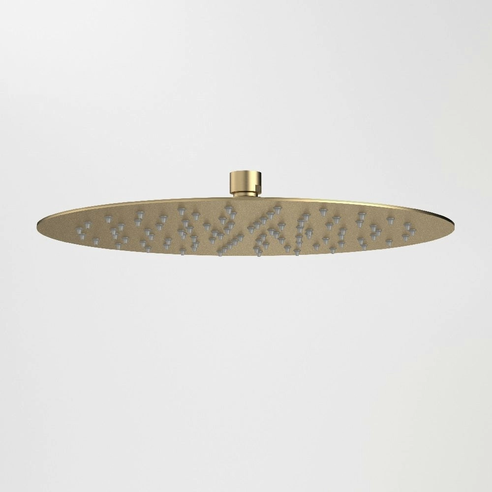 Caroma Urbane II Round Rain Shower Head 300mm Brushed Brass 99634BB3A