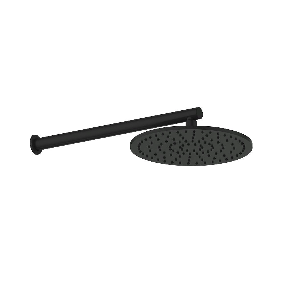 Greens Textura/Gisele Wall Shower Matte Black 1830017