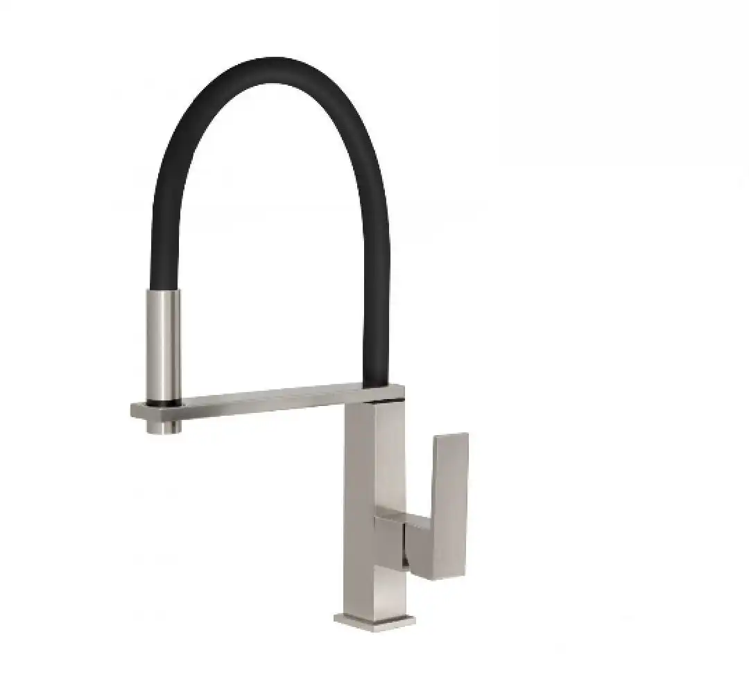 Phoenix Vezz Flexible hose sink mixer square brushed nickel 10373100BN