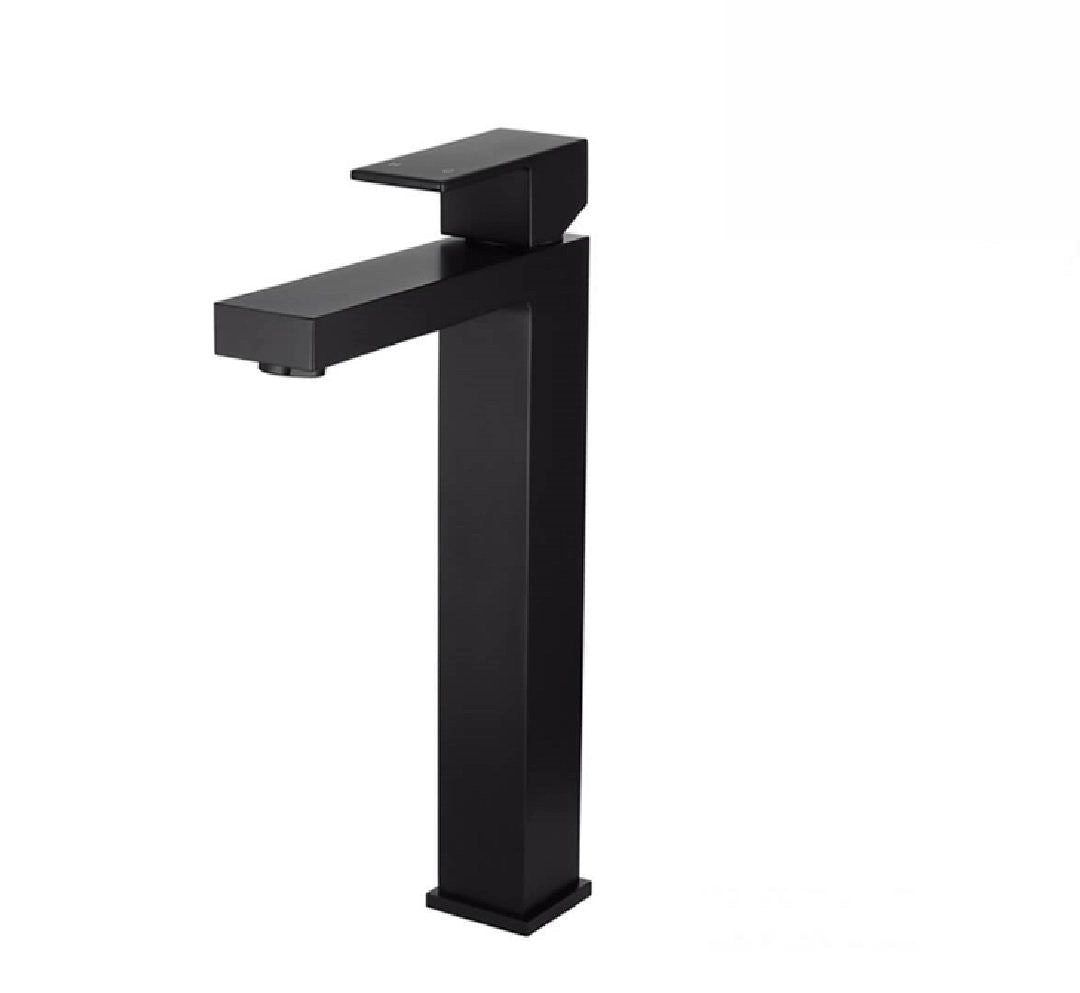 Meir Basin Vessel Mixer Square Matte Black MB04