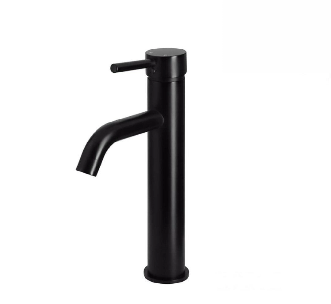 Meir Basin Vessel Mixer Round Matte Black MB04-R3