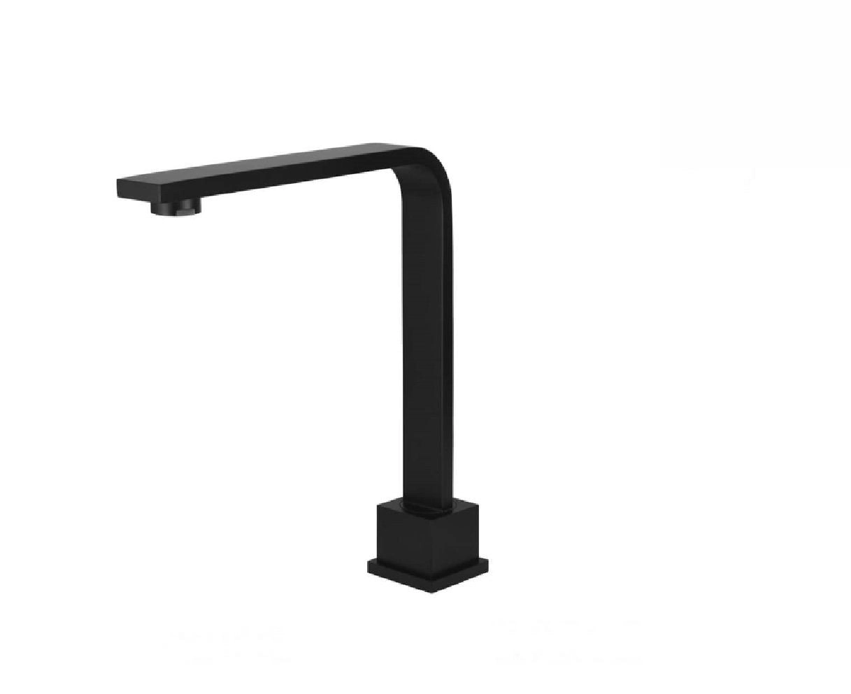 Meir Hob Spout Square Matte Black MS09