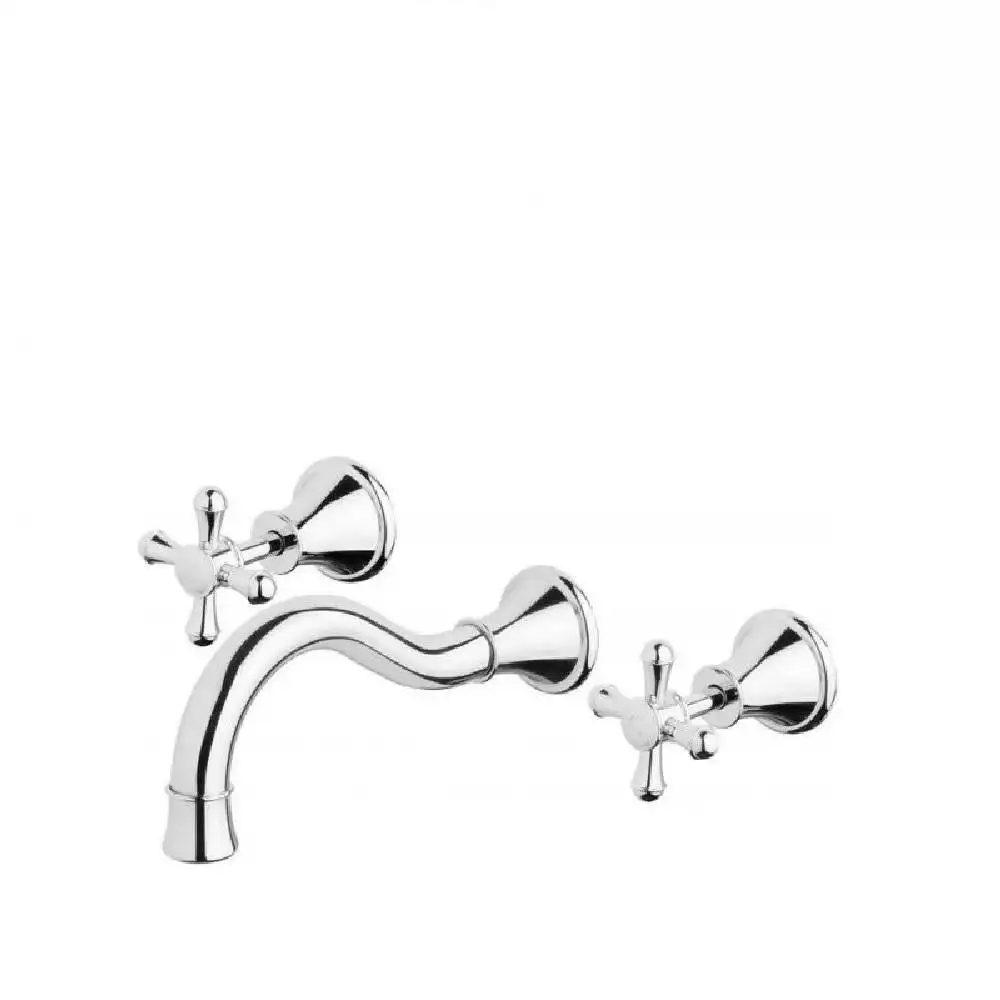 Phoenix Nostalgia Bath Set 180mm Shepherds Crook Chrome NS111 CHR