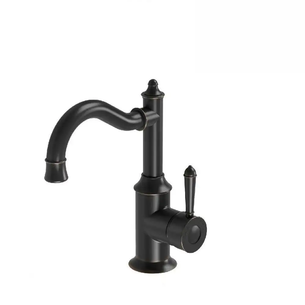 Phoenix Nostalgia Basin Mixer 160mm Gooseneck Antique Black NS748-33