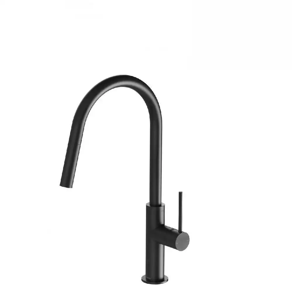 Phoenix Vivid Slimline Pull Out Sink Mixer Matte Black VS7105-10