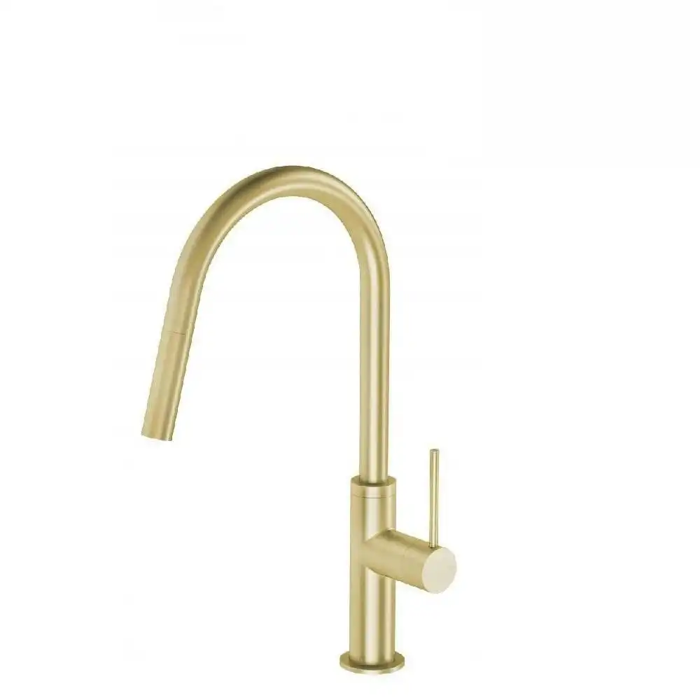 Phoenix Vivid Slimline Pull Out Sink Mixer Brushed Gold VS7105-12