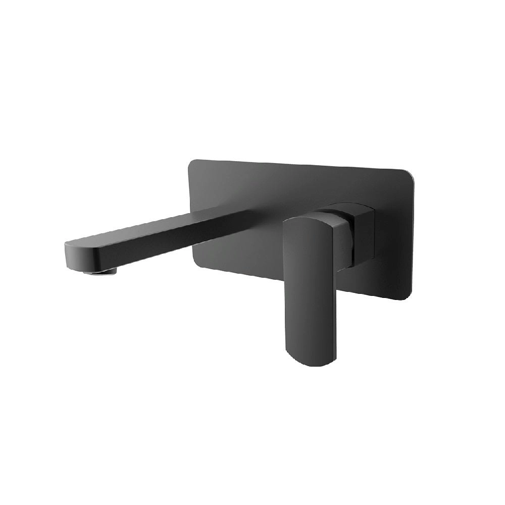 Fienza Koko Wall Mixer with Spout Matte Black 218106B