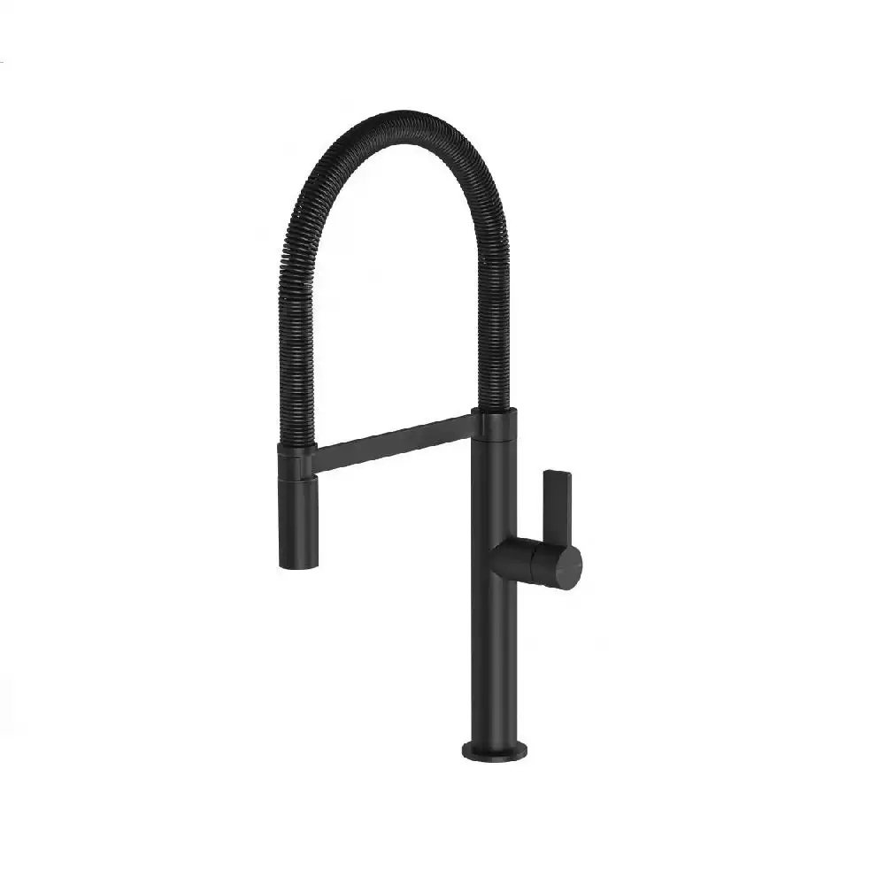 Phoenix Prize Flexible Coil Sink Mixer Matte Black 10273100MB