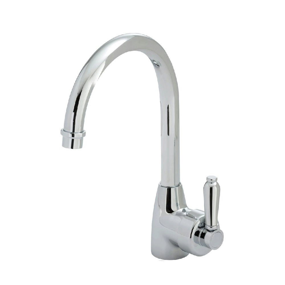 Fienza Eleanor Gooseneck Sink Mixer Chrome with Chrome Handle 202109CC