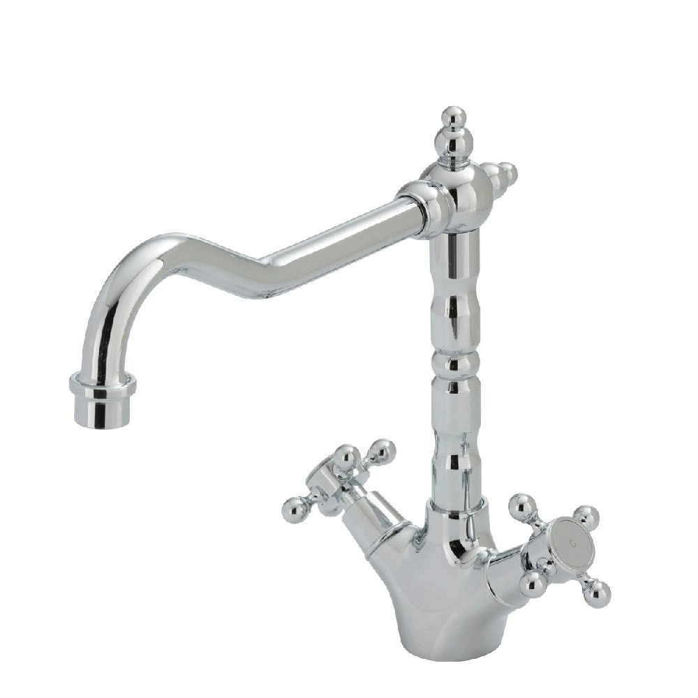 Fienza Lillian Shepherds Crook Sink Mixer Chrome 336106