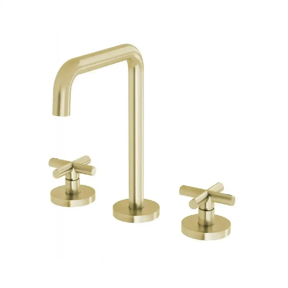 Phoenix Vivid Slimline Plus Basin Set Brushed Gold 119-1000-12