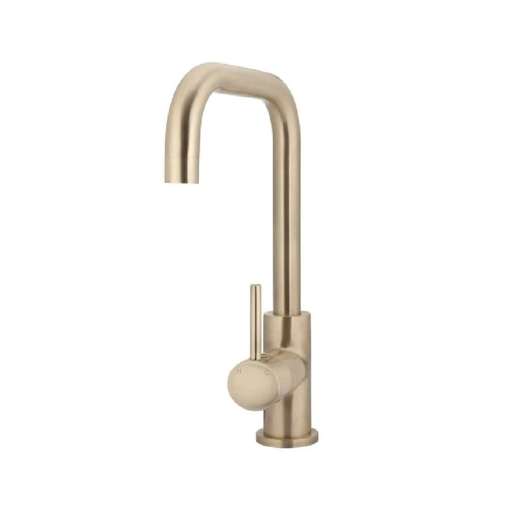 Meir Kitchen Mixer Round Champagne MK02-CH