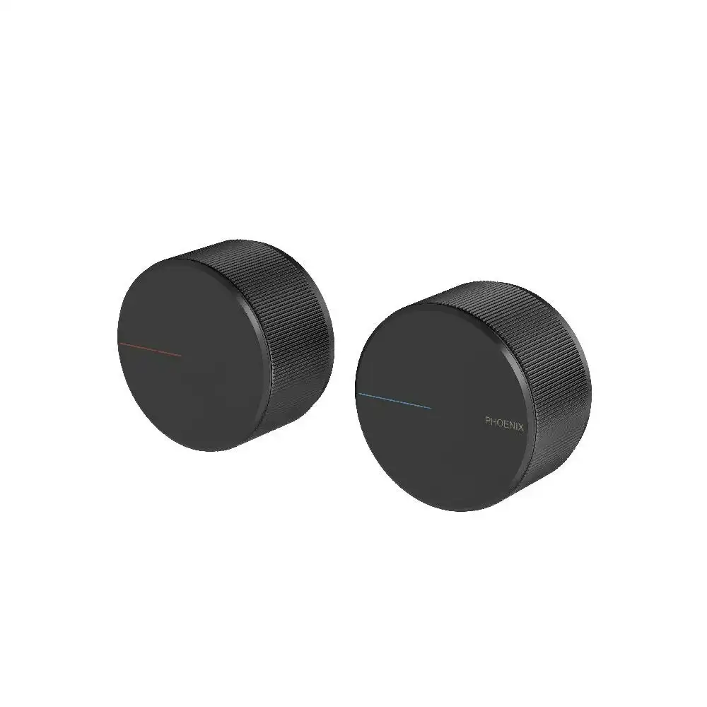 Phoenix Axia Wall Top Assemblies Matte Black 117-0600-10