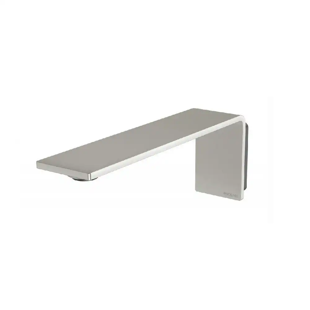 Phoenix Axia Wall Basin/Bath Outlet 200mm Brushed Nickel 117-7610-40