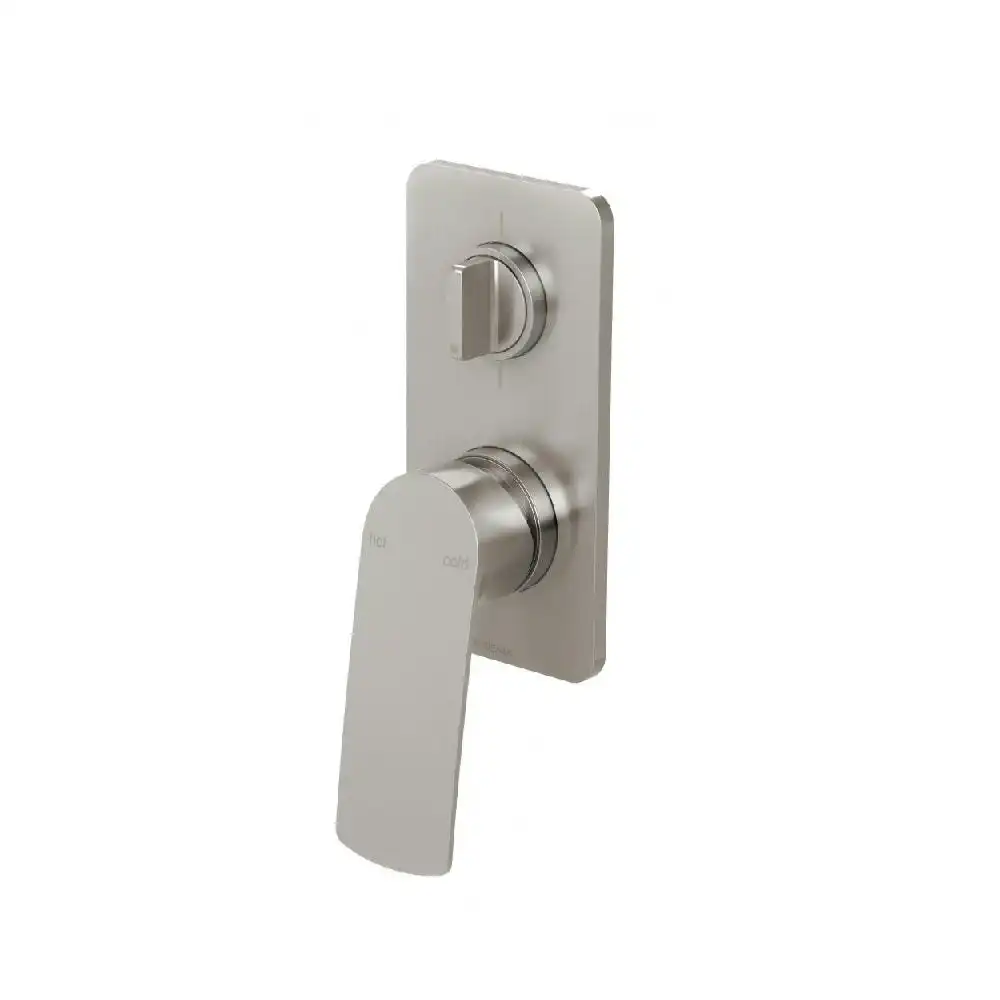 Phoenix Mekko Shower Diverter Mixer Brushed Nickel 115-7910-40