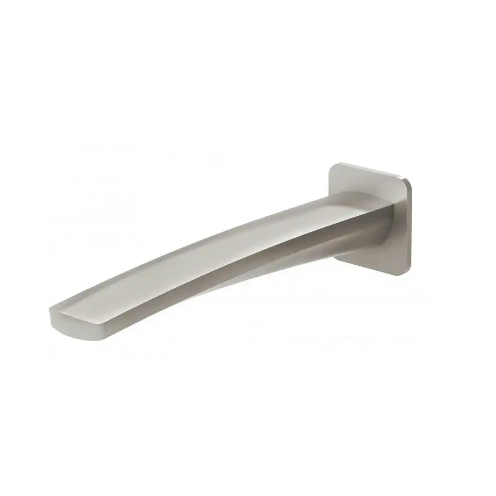 Phoenix Mekko Wall Basin Outlet 200mm Brushed Nickel 115-7610-40