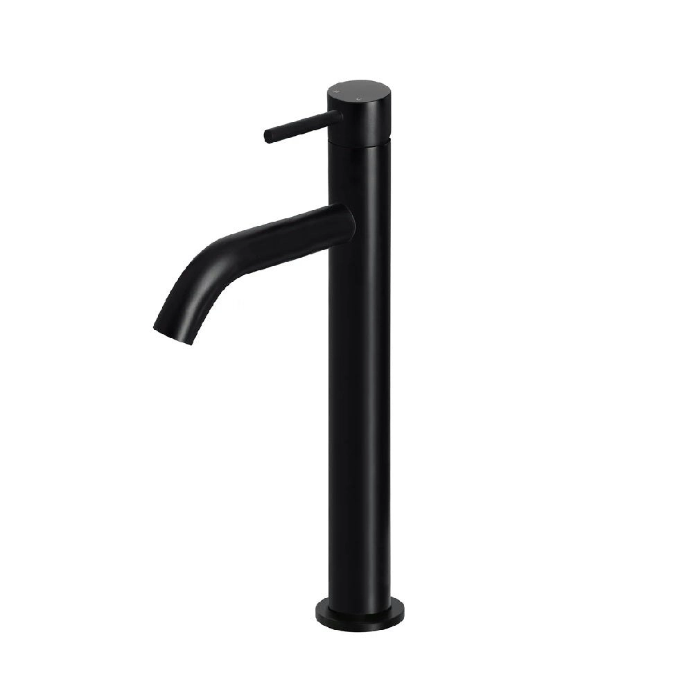 Meir Piccola Tall Basin Mixer Tap Matte Black MB03XL.01