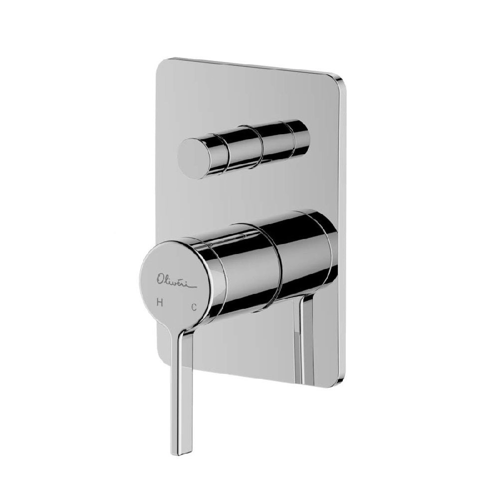 Oliveri Stockholm Wall Mix W/Diverter Chrome ST094500CR