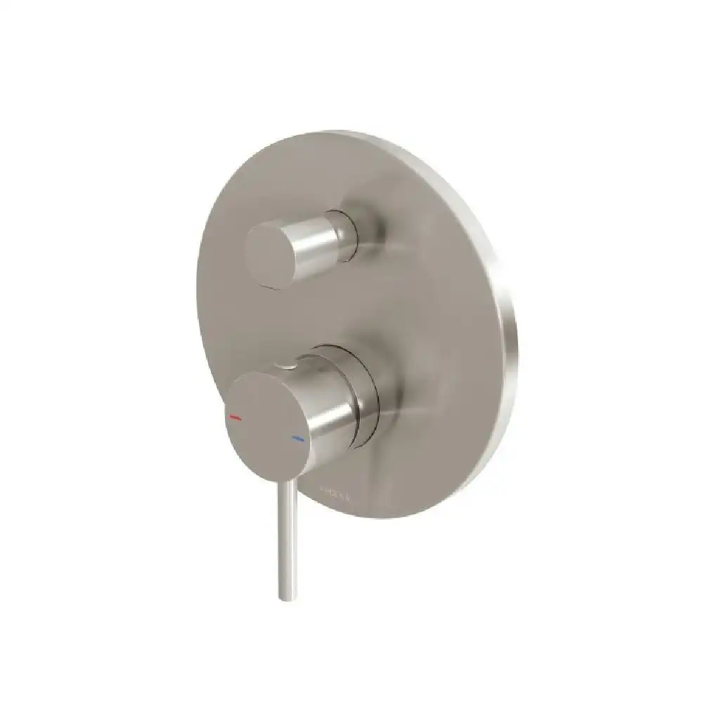 Phoenix Pina Shower / Bath Diverter Mixer Brushed Nickel 153-7940-40+150-7930-40