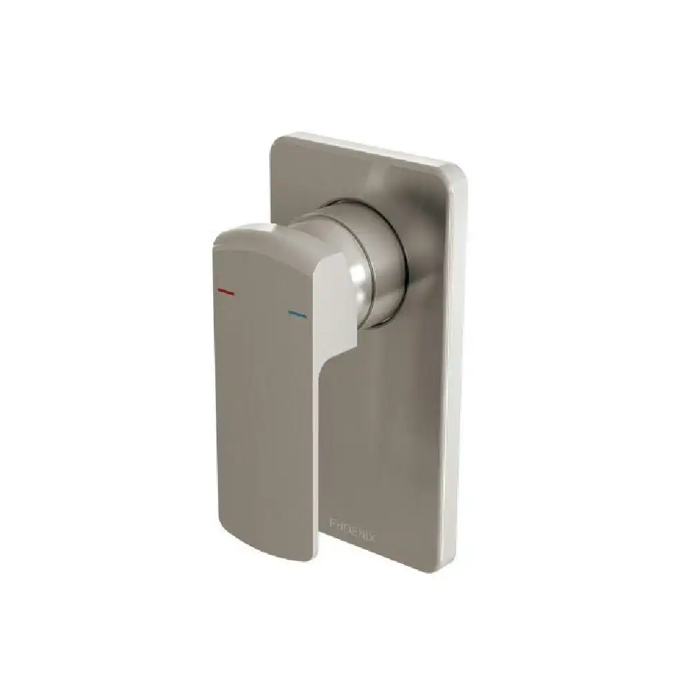 Phoenix Teva Shower / Wall Mixer Brushed Nickel 152-7805-40+150-7804-40