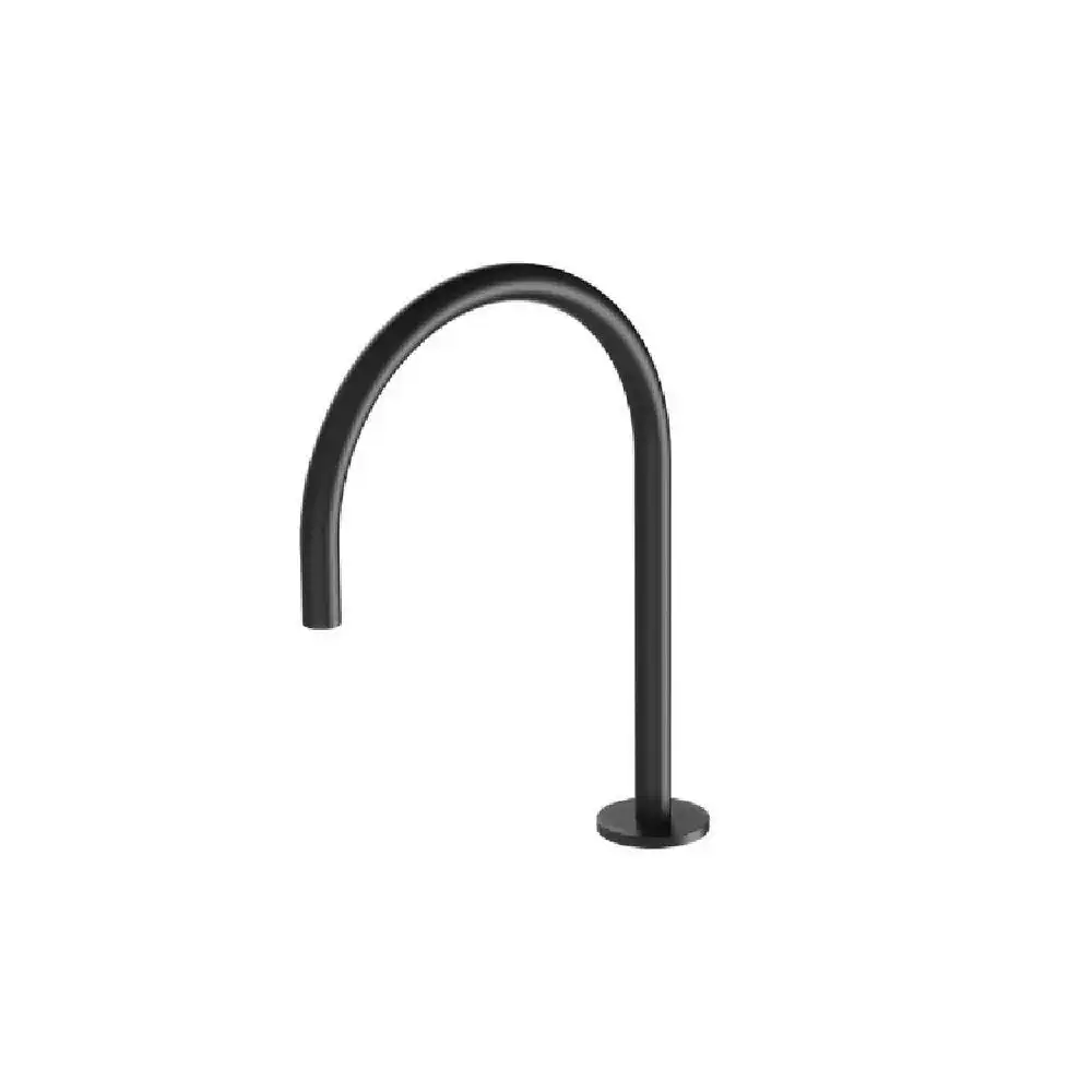 Phoenix Vivid Slimline Hob Sink Outlet 220mm Gooseneck Matte Black VS0720-10