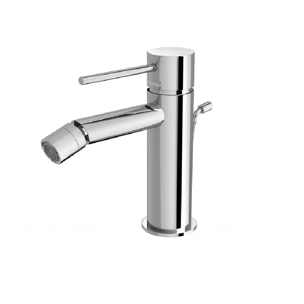 Phoenix Vivid Slimline Bidet Mixer with Pop-Up Waste Chrome VS716-00