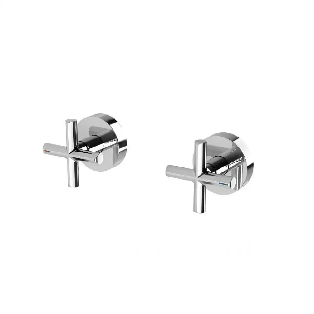 Phoenix Vivid Slimline Plus Wall Top Assemblies 15mm Extended Spindles Chrome 119-0670-00