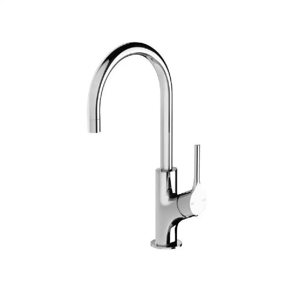 Phoenix Vivid Slimline Oval Sink Mixer 160mm Gooseneck Chrome VV735 CHR