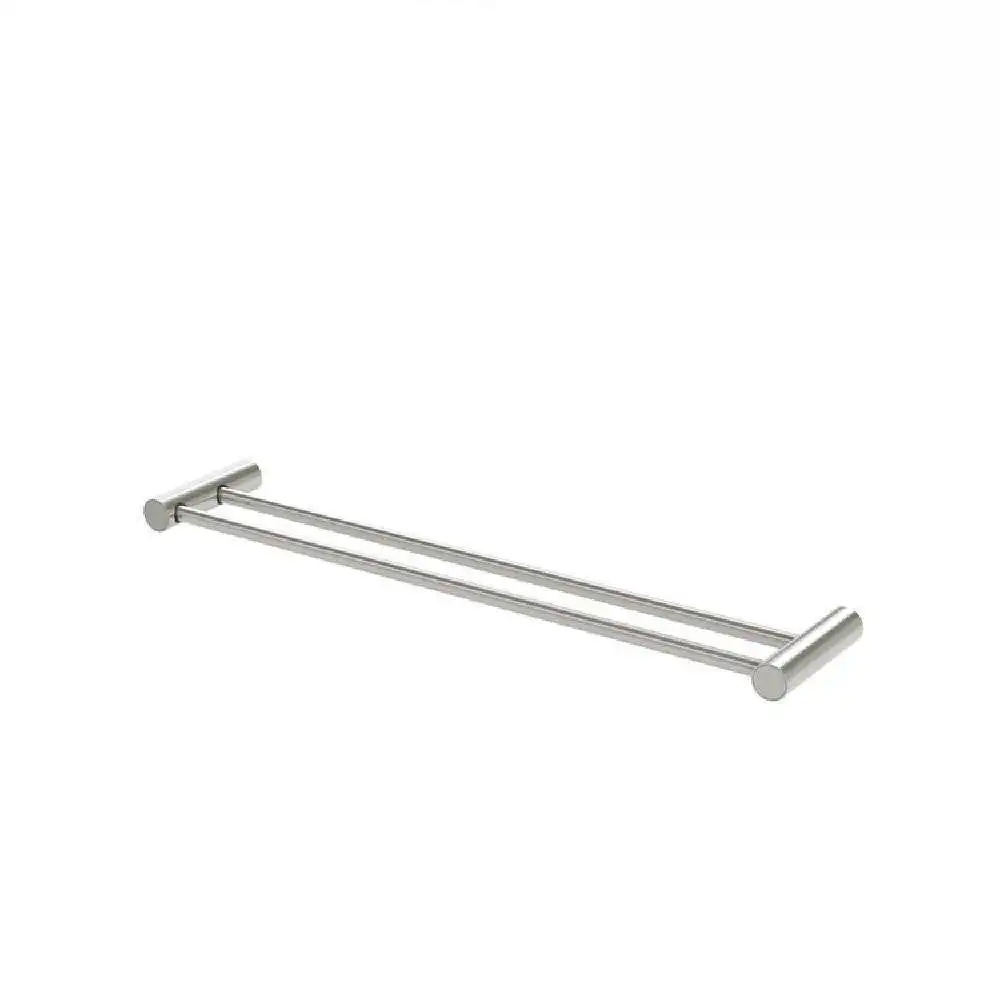 Phoenix Vivid Slimline Double Towel Rail 600mm Brushed Nickel 111-8110-40