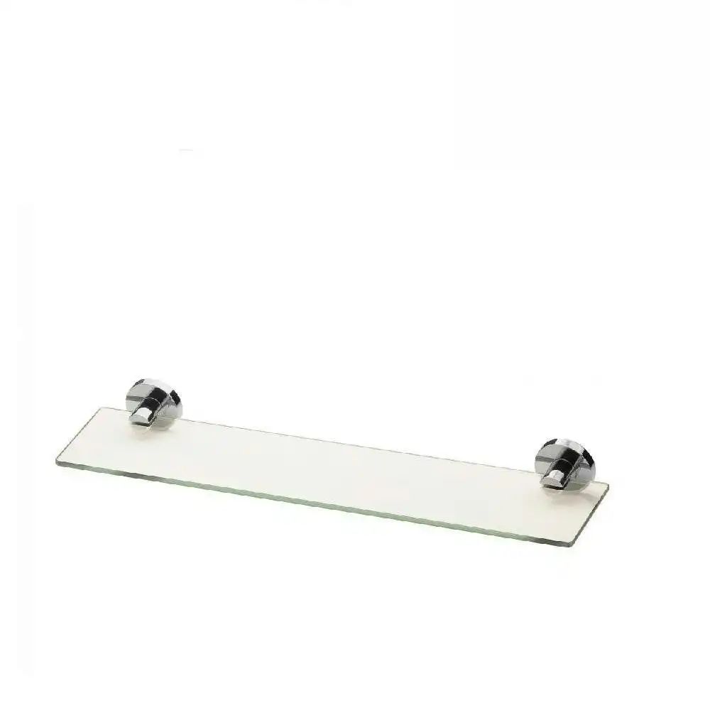 Phoenix Radii Glass Shelf Round Plate Chrome RA896 CHR