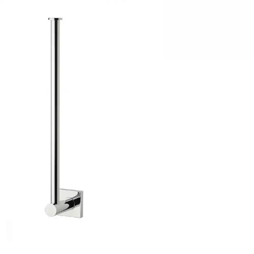 Phoenix Radii Spare Toilet Roll Holder Square Plate Chrome RS898 CHR