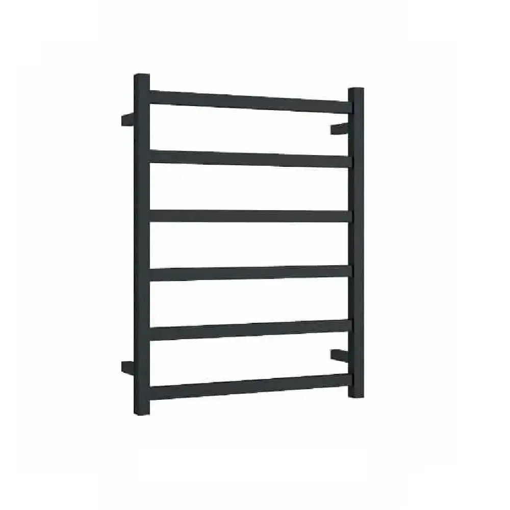 Thermogroup Heated Towel Rail Square 600mm W x 800mm H- Matte Black BS48MB