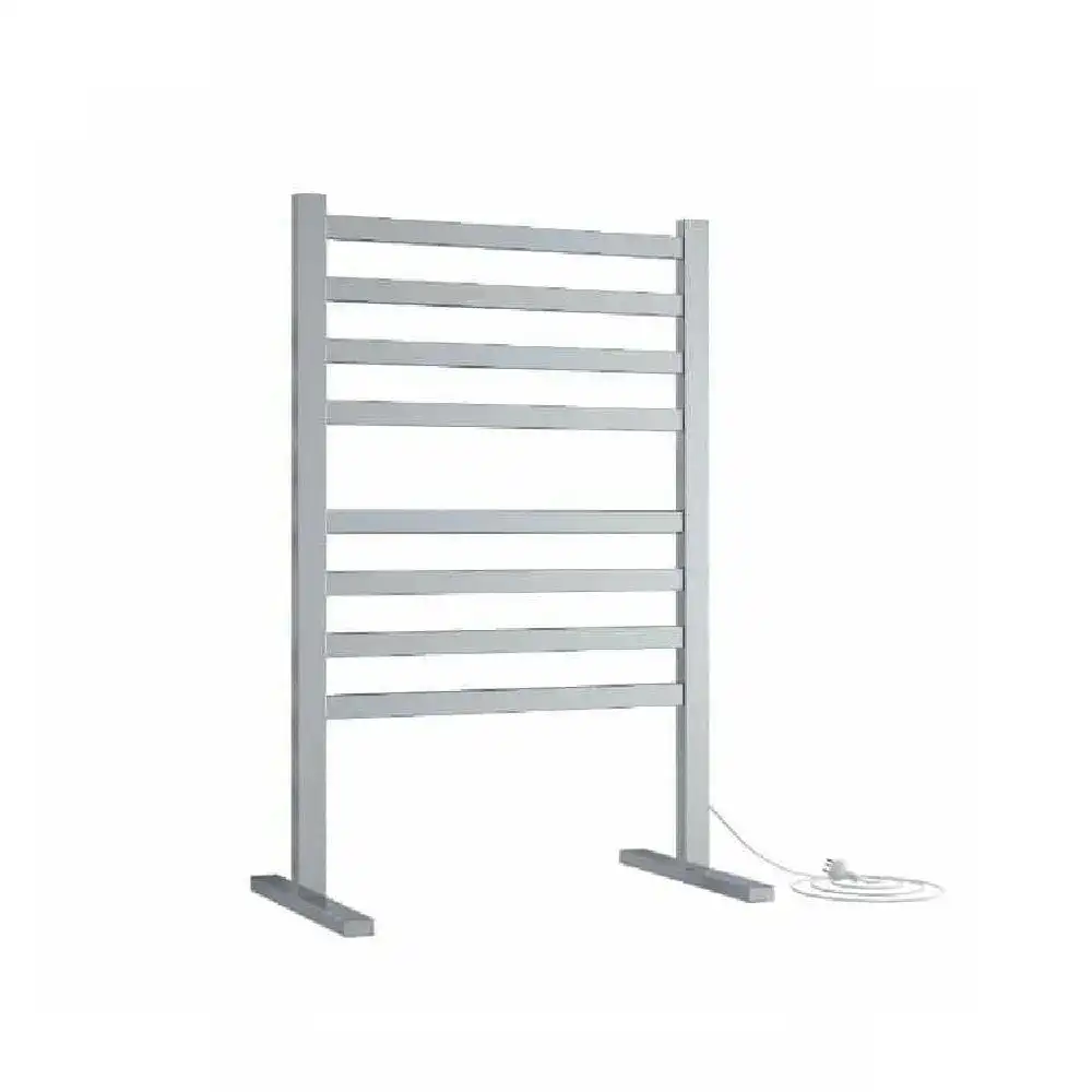 Thermogroup Heated Towel Rail Freestanding Square 590mm W x 900mm H - Chrome FS55E