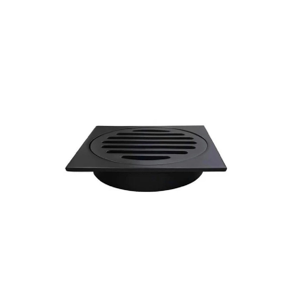 Meir Floor Grate 100mm Matte Black MP06-100