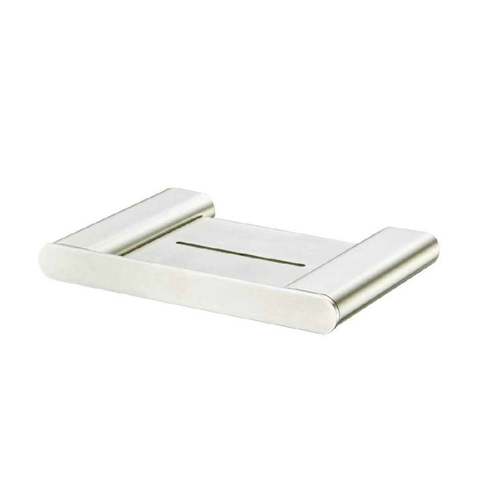 Oliveri Madrid Soap Holder W/Shelf Brushed Nickel MA859F07BN